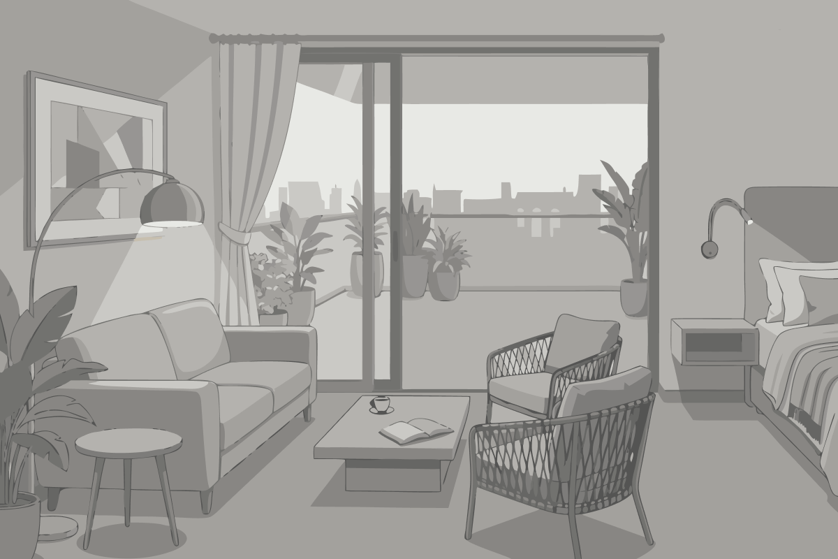 King Suite with Additional Living Area